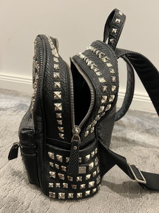 Rucsac Philipp Plein original piele cu tinte