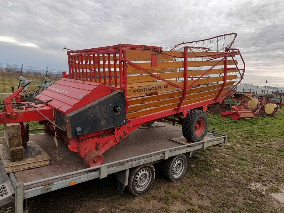 Grebla, remorca de strans fan, Pottinger 15