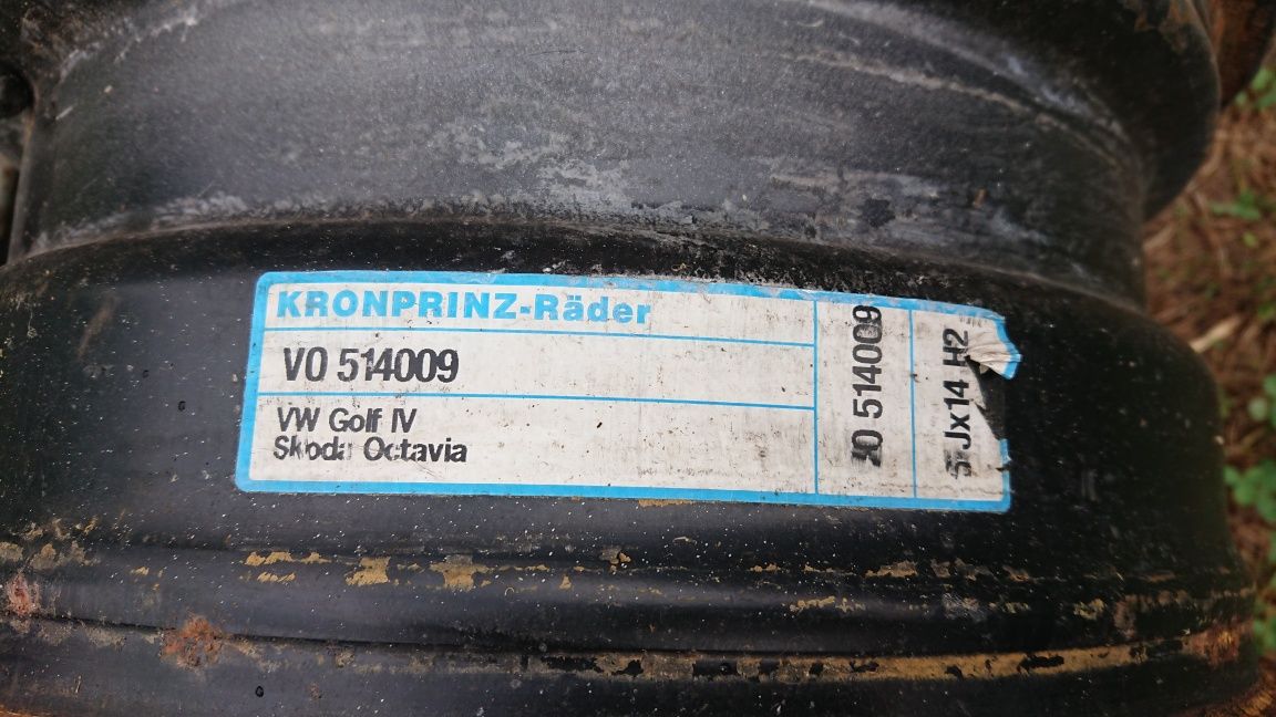 Set Jante tabla, skoda, vw, 14