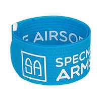 Airsoft Banderola Brat Team-Armband 50cm Velcro Albastra Specna Arms