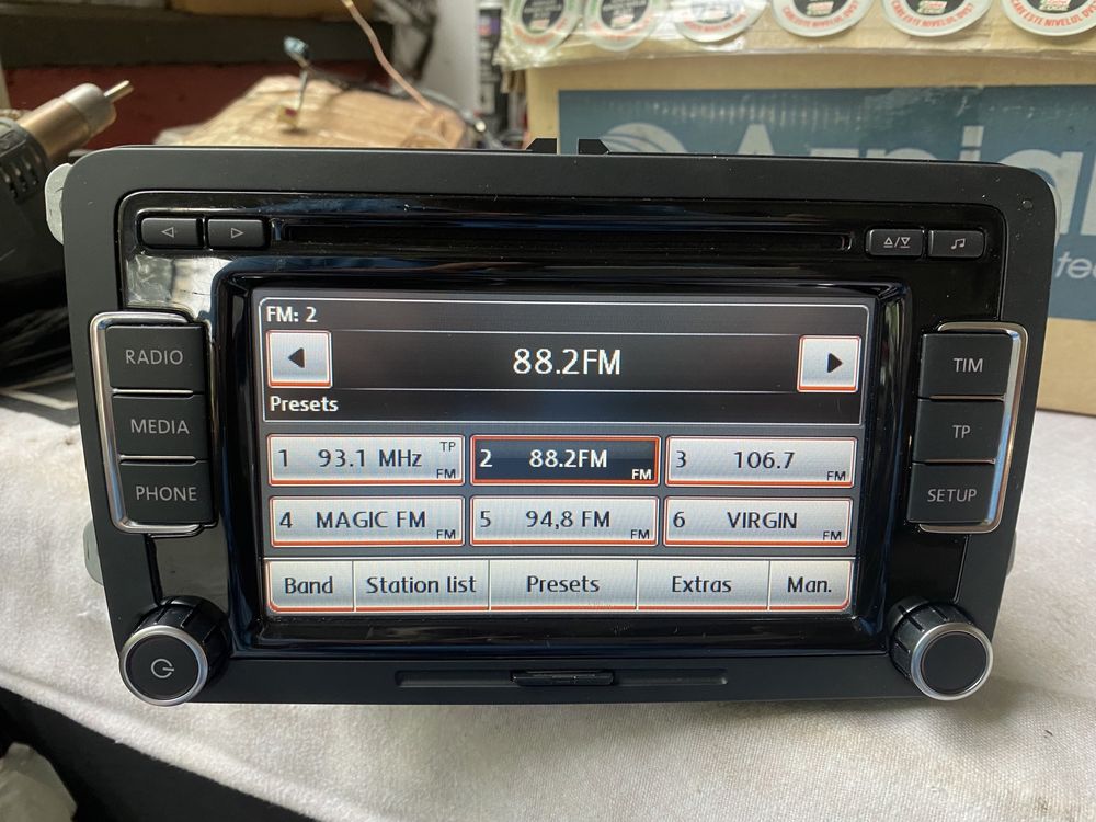 Radio cd,Aux,Bluetouth,6 cd,card SD RCD 510 Volkswagen