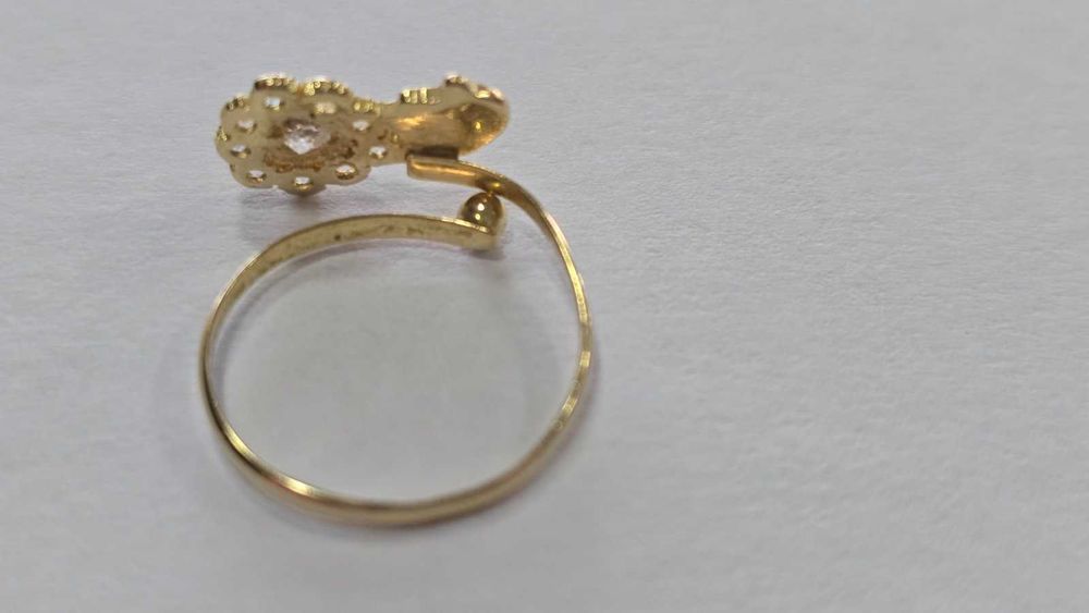 Златен детски пръстен 14к проба 585