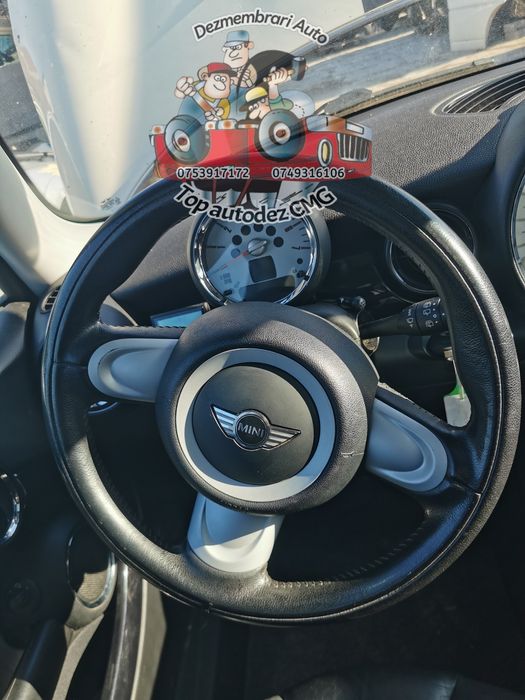 Volan piele Mini Cooper R56 2006-2015 cu airbag dezmembrez