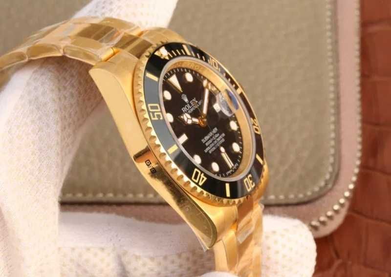 Ceas ROLEX SUBMARINER AUTOMATIC Gold&Black-Superb Calitatea 1 Redus