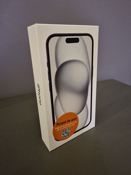 iPhone 15 (128GB, 5G, Black) - Nou, Sigilat
