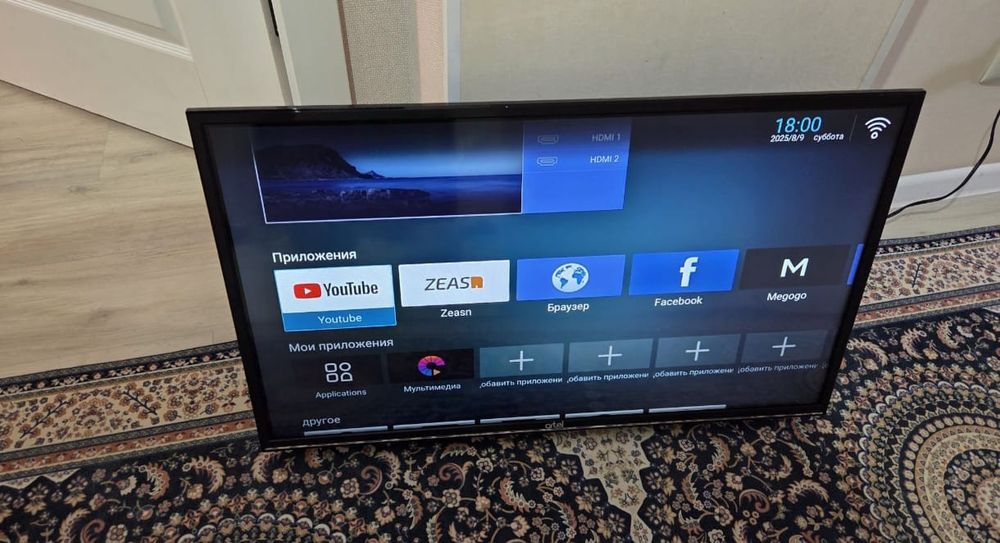 Смарт телевизор Artel 81 см smart tv WiFi YouTube