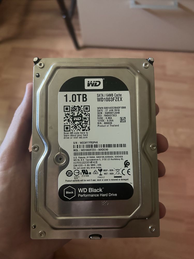 1 TB hard disk WD1003FZEX