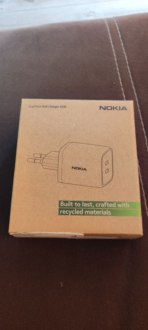 Бързо зарядно NOKIA 65W DUAL PORT