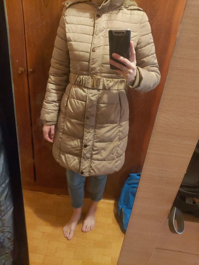 Бежово дебело яке
