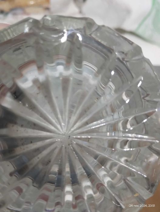 Vaza pt flori din cristal gros