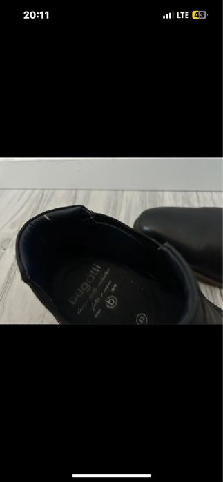 Vand cizme piele negra Chelsea Bugatti