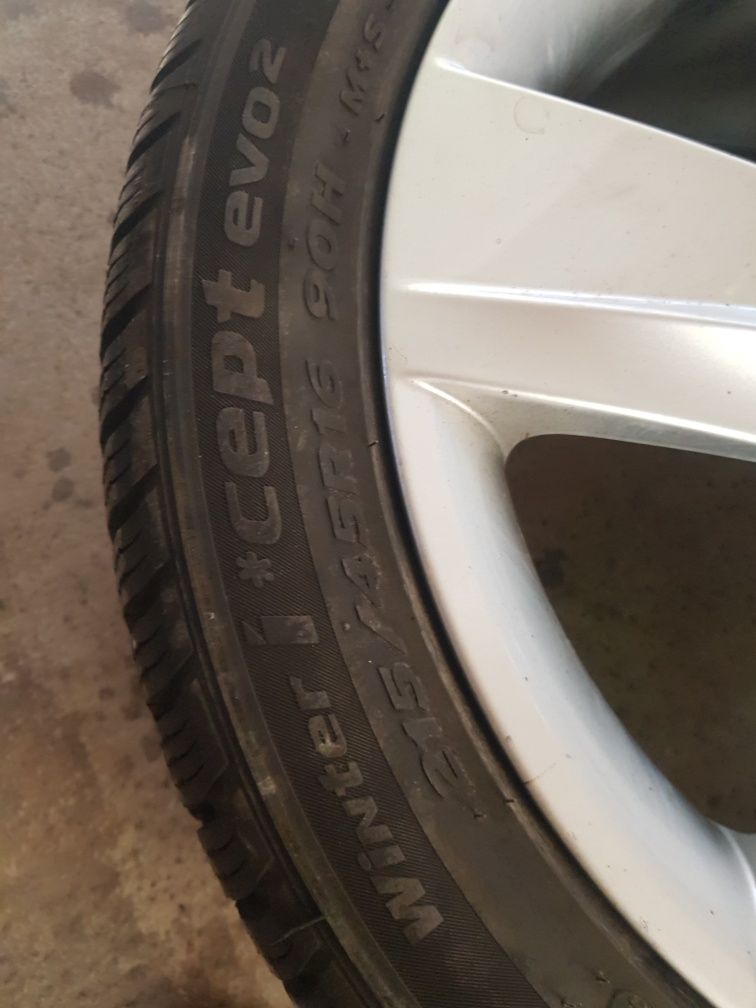 Jante 5x100 pe 16 skoda cu anv.hankook