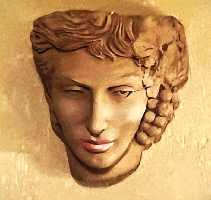 Deosebita statueta Art Deco-ceramica emailata-Anglia