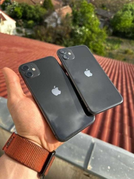 iPhone 11 Negru, Memorie 128GB,4GB RAM,100% Baterie,iOS 26 -IMPECABIL