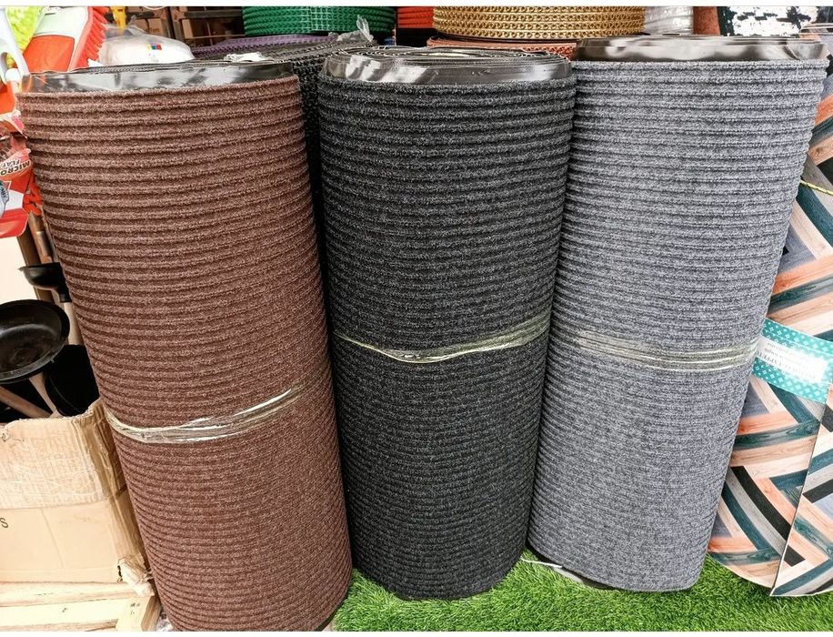 Коврик- дорожка Ребристый влаговпитывающий 1.2м×15м