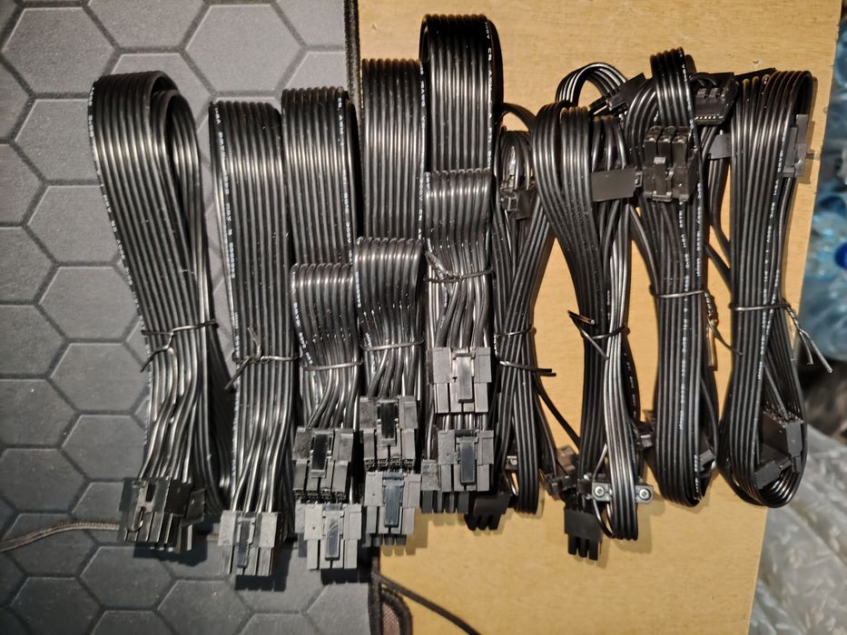 Новые провода кабеля от модульных блок питаний