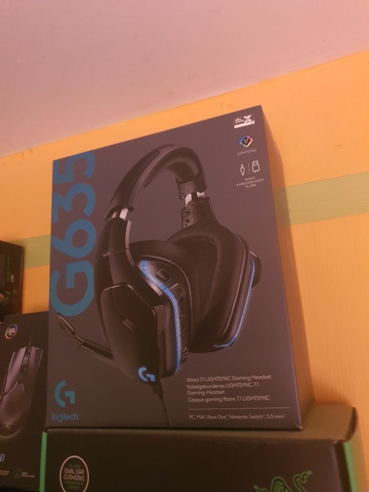 Gaming headset Logitech g635