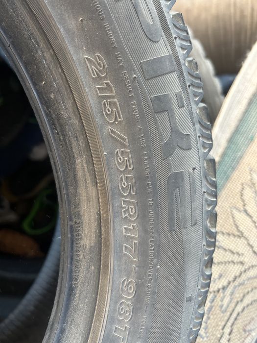 зимний покрышка размет 17/55/215