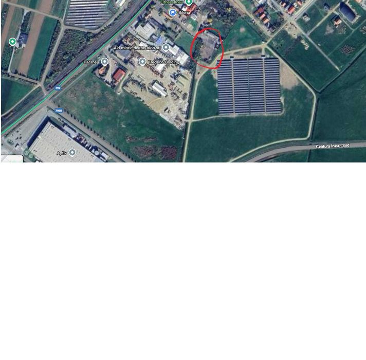 Platforma depozitare betonata Ineu jud Arad