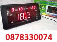 Голям Настолен Електронен Часовник с Термометър и Календар CX-2158