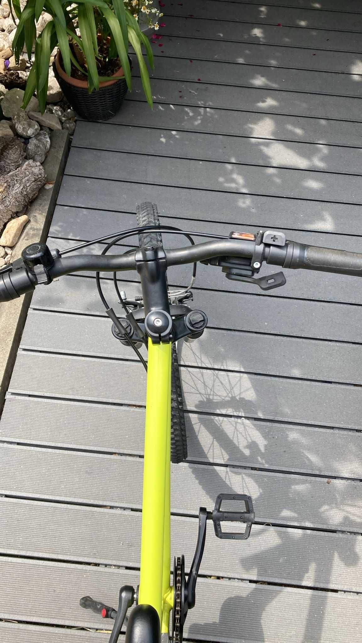 BTWIN Bicicletă MTB ST 500 24" galben copii 135-150 cm (9 - 12 ani)