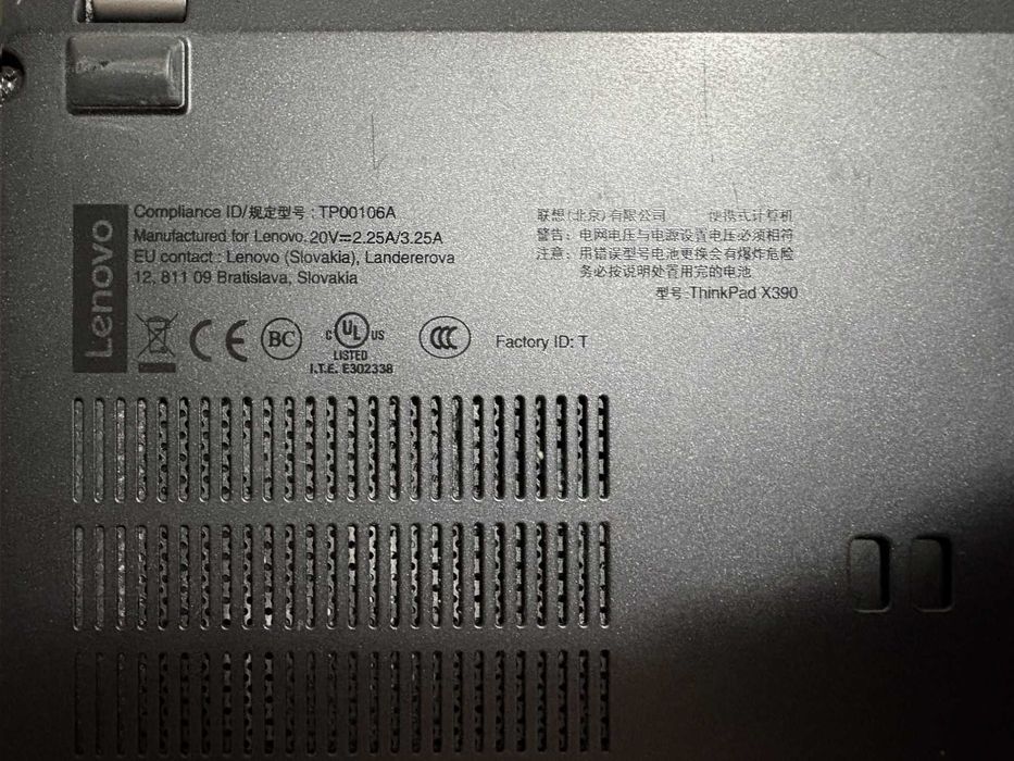 Lenovo Thinkpad X390