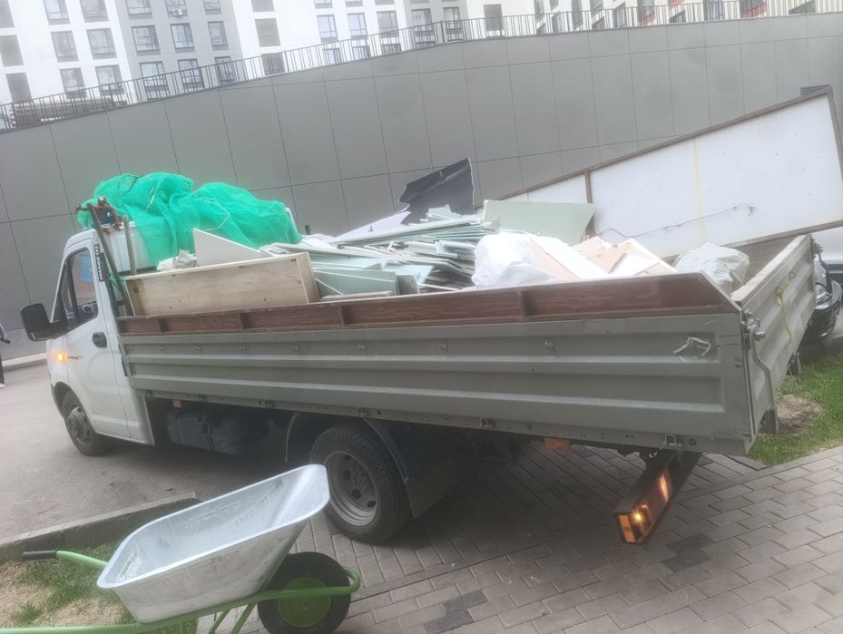 Газель Вывоз хлама мебель строительного мусора