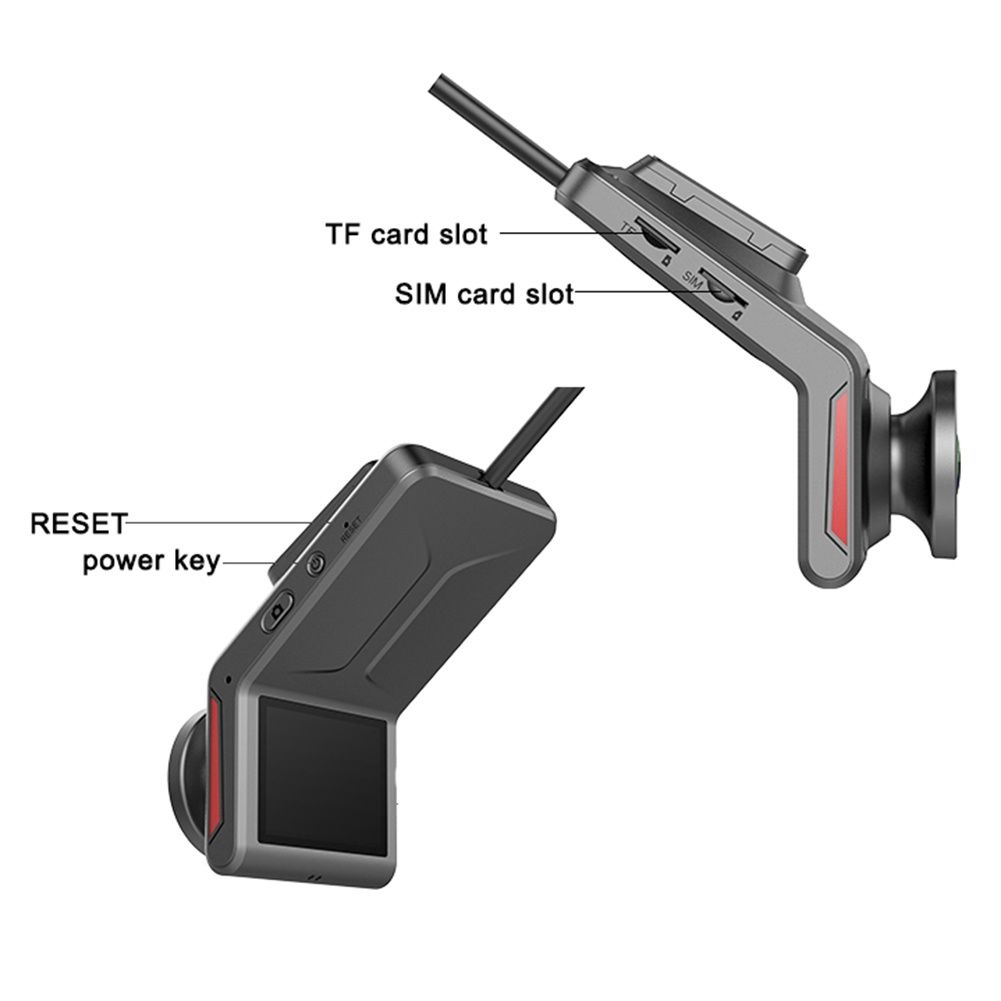 Видеорегистратор Phisung K18 + камера заднего вида + Wi-Fi, GPS и 4G