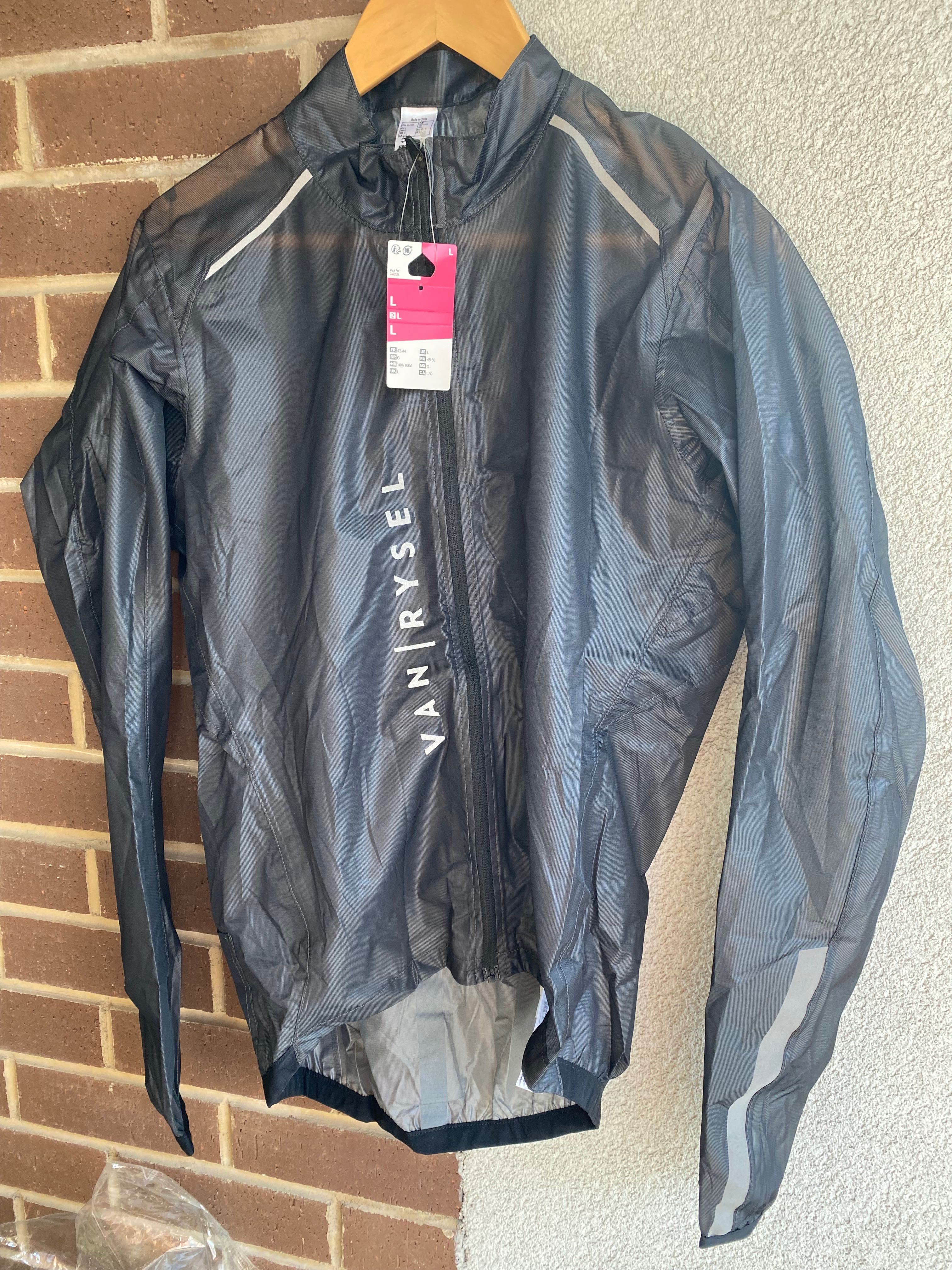 Jachetă ploaie ciclism Racer Ultralight Van Rysel noua