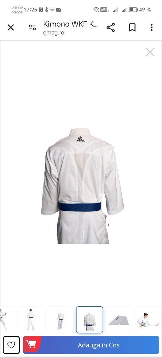 Kimono kumite hayashi premium wkf