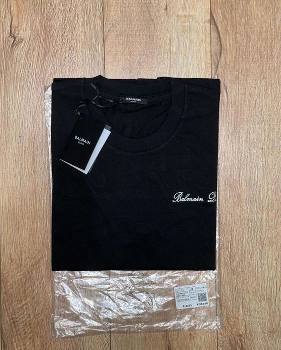 Tricou Balmain Paris mărimea S bumbac calitate premium