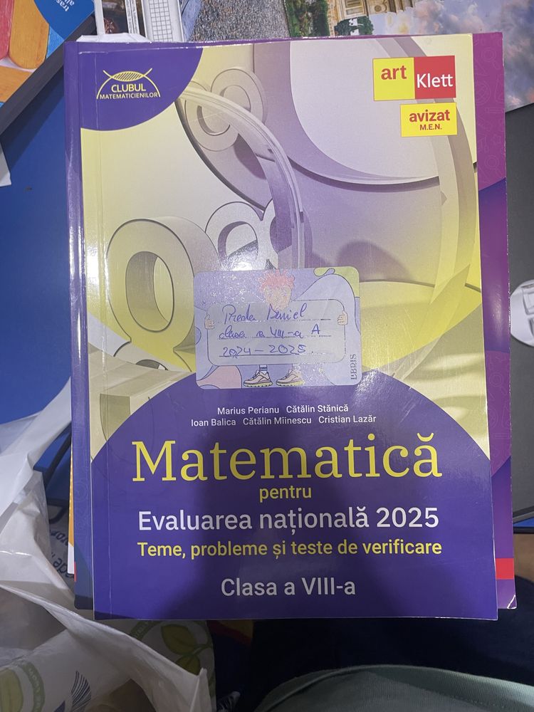 PACHET DE 11 CĂRȚI pentru Evaluarea Nationala, clasa a opta.