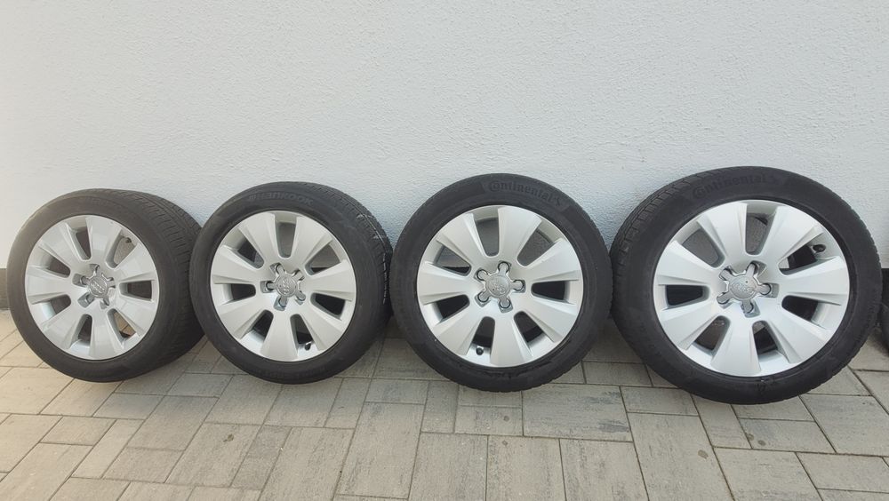 Jante plus cauciucuri de iarna audi R17