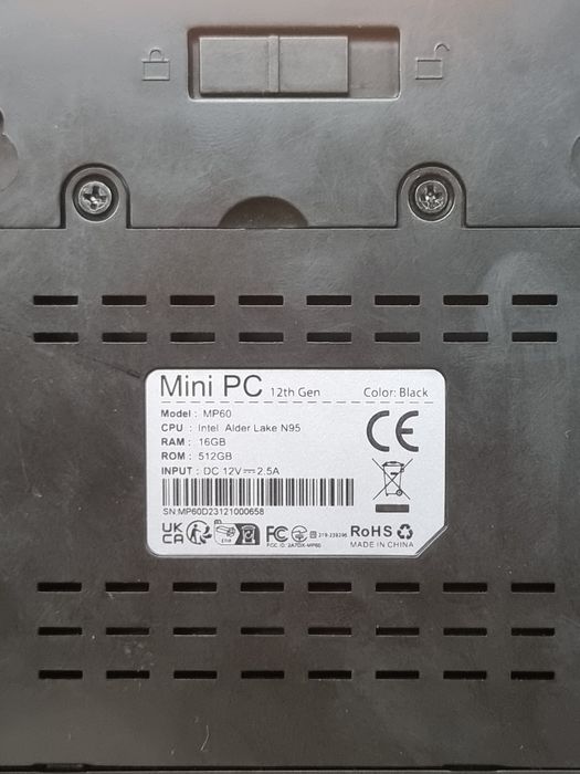 Мини компютър Blackview MP60/4K-60Hz/16GB RAM/512GB/Windows 11 Pro