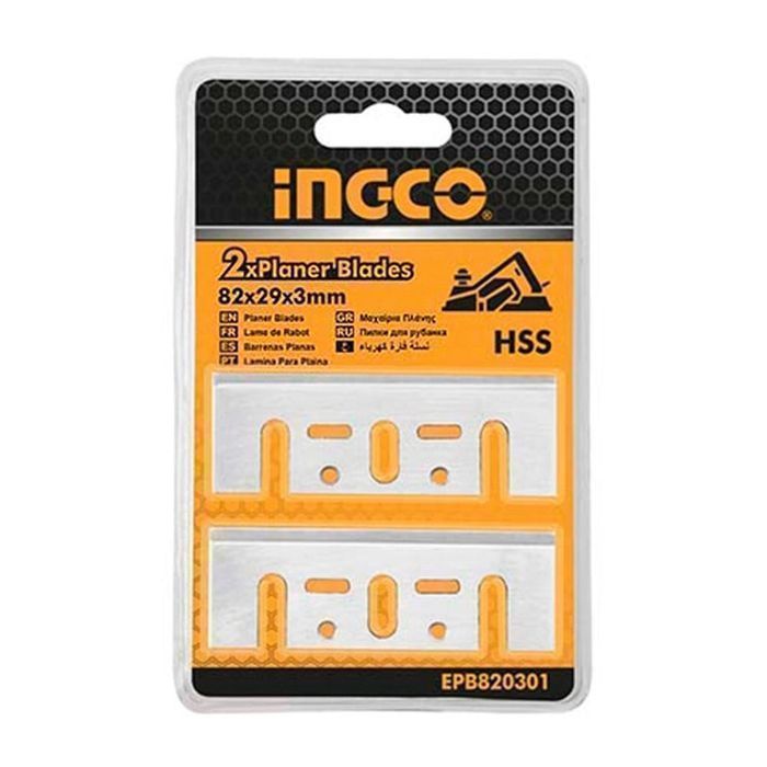 Set 2 cutite hss pentru rindea 82x29x3mm ingco