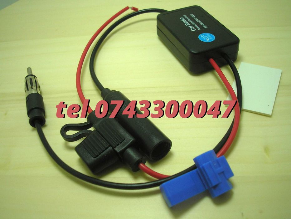 Amplificator Semnal Antena Radio Auto Fm 12v