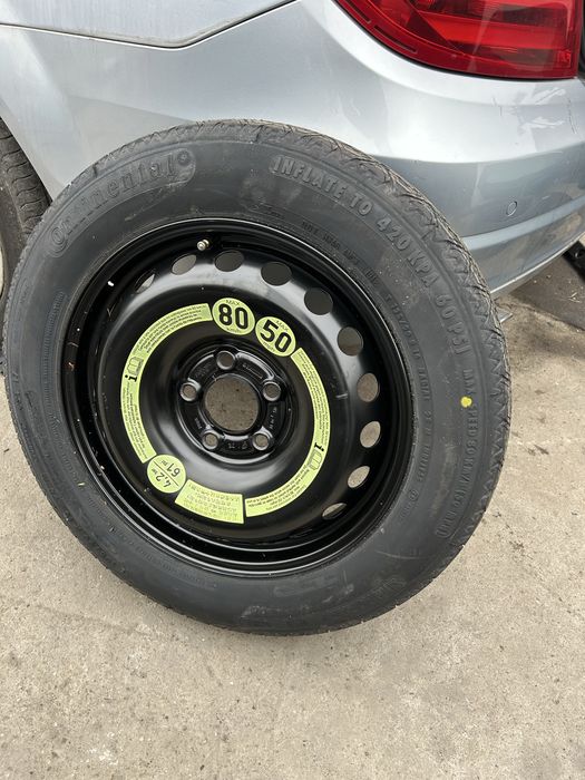 Janta rezerva slim Mercedes 5x112 kit pana cric cheie