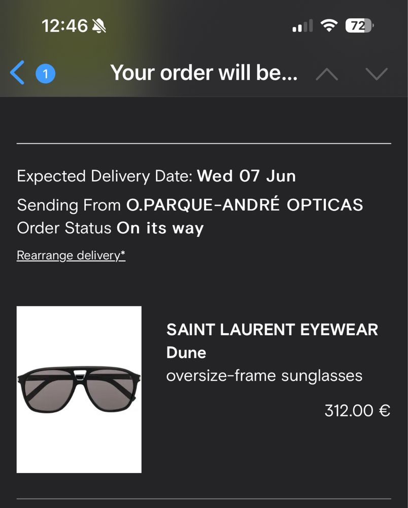 Оригинални слънчеви очила Saint Laurent Dune Aviator