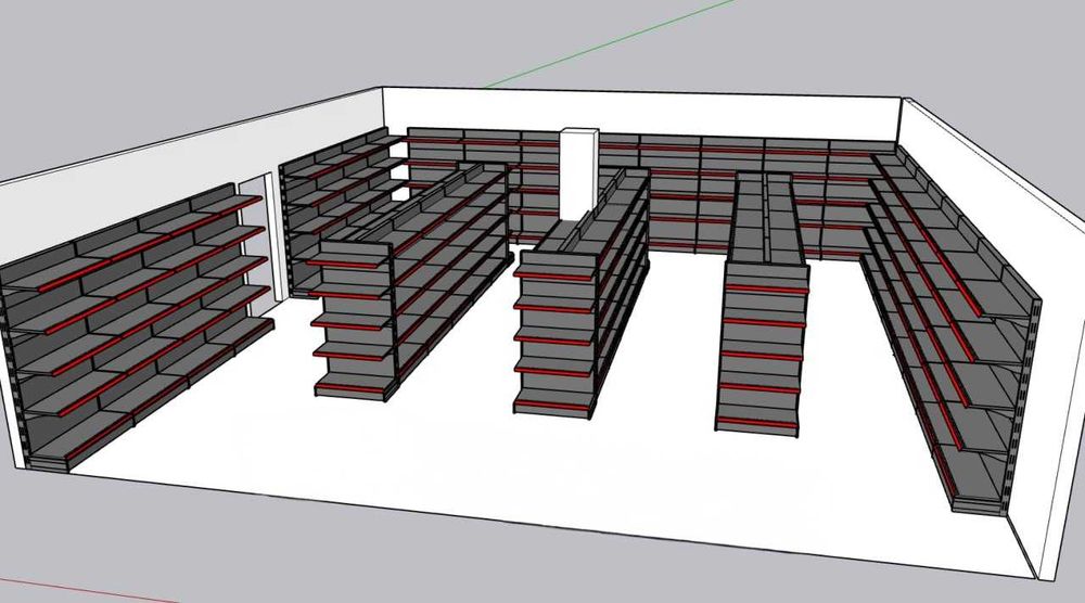 Торговый стеллаж, савдо стилаж, полка, прилавка, vitrina, tokchalar