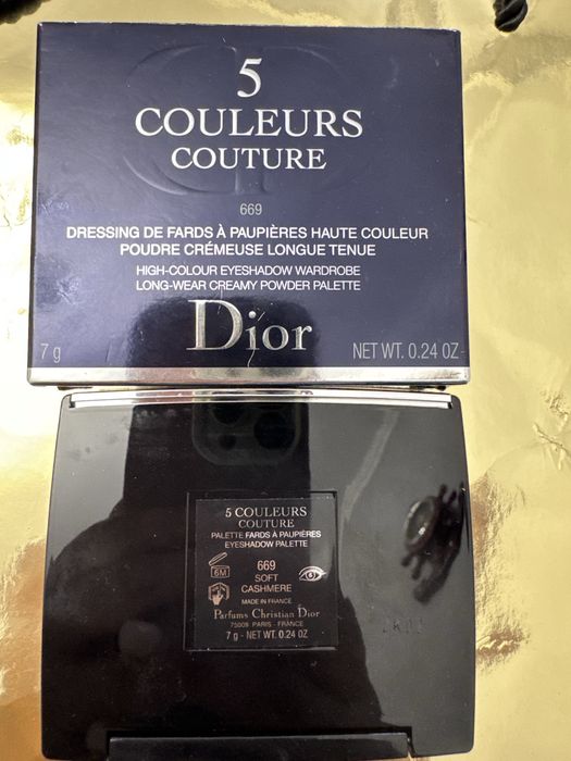 Тени Dior 5-ти цветная палетка