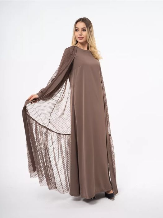 Платье двойка с накидкой