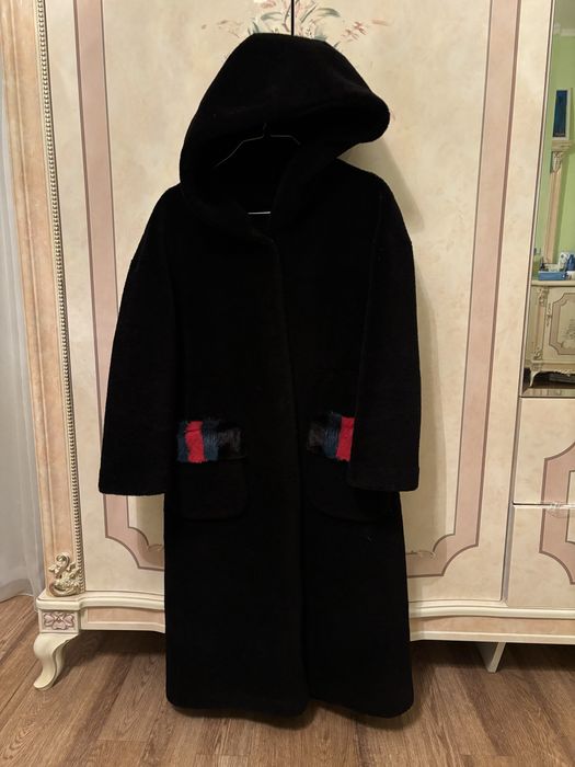 Овечья натуральная  шуба размер 44