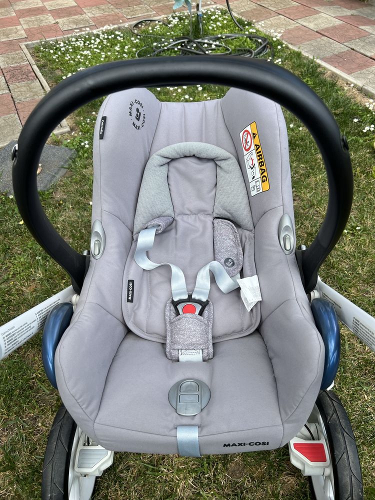 Carucior 3 in 1 Quinny Moodd grey gravel