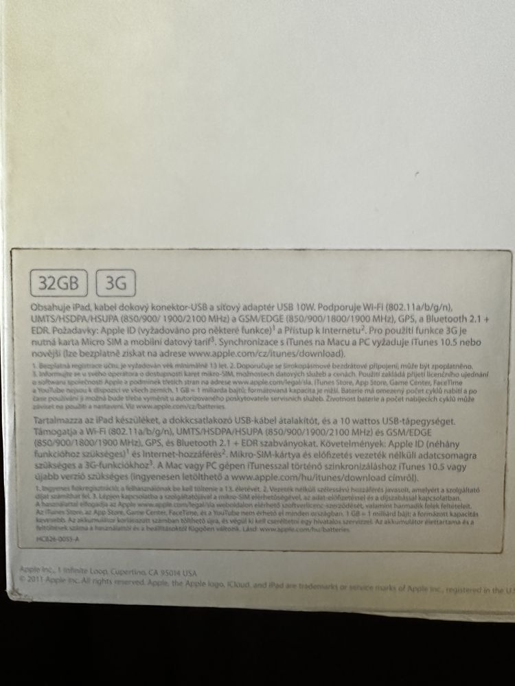 IPad 2 Wi-Fi 3G 32GB Black