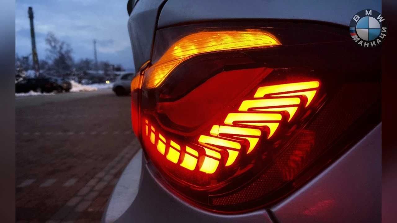 Stopuri OLED  BMW Seria 3 F30 (2011-2019) F35 F80 Rosu  M4 Design