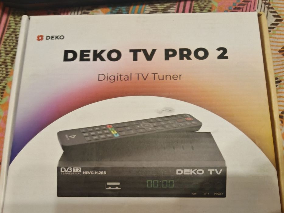 Приемник за цифрова телевизия Deko TV Pro 2 - висок клас, нов!