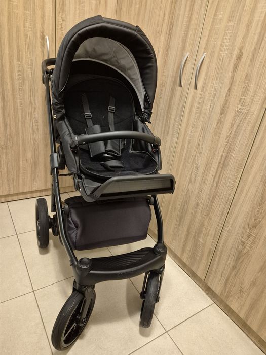 Carucior 3 in 1 Nola Adamex Black PS1 cu scoica Cybex Cloud G