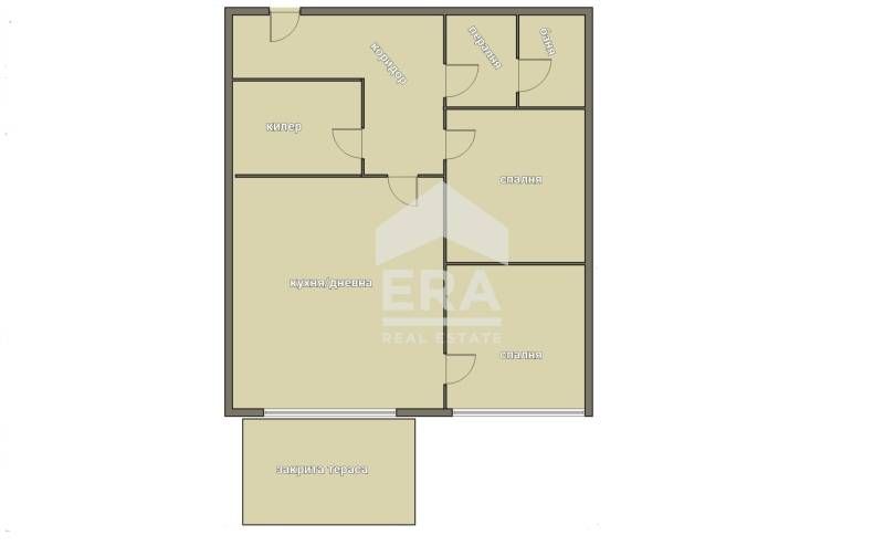 Ексклузивен просторен двустаен обзаведен апартамент за продажба, район