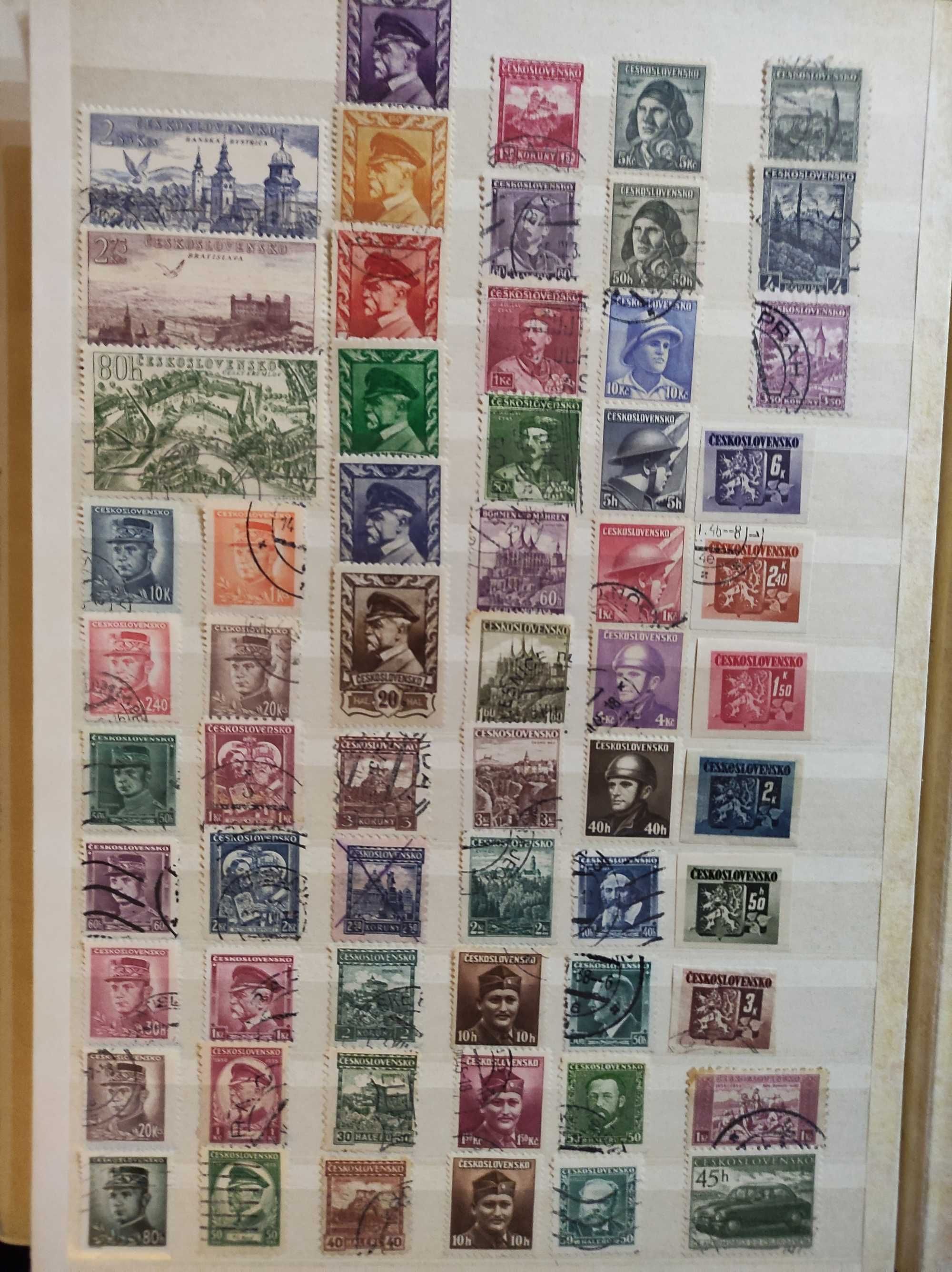 Пощенски марки Чехословакия 104 броя