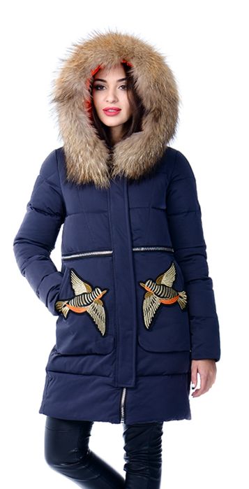 Пуховик зимний, парка женская